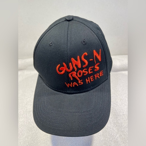 Guns N Roses Baseball Cap was Here Band Logo Official Black Unisex One Size - Picture 4 of 10